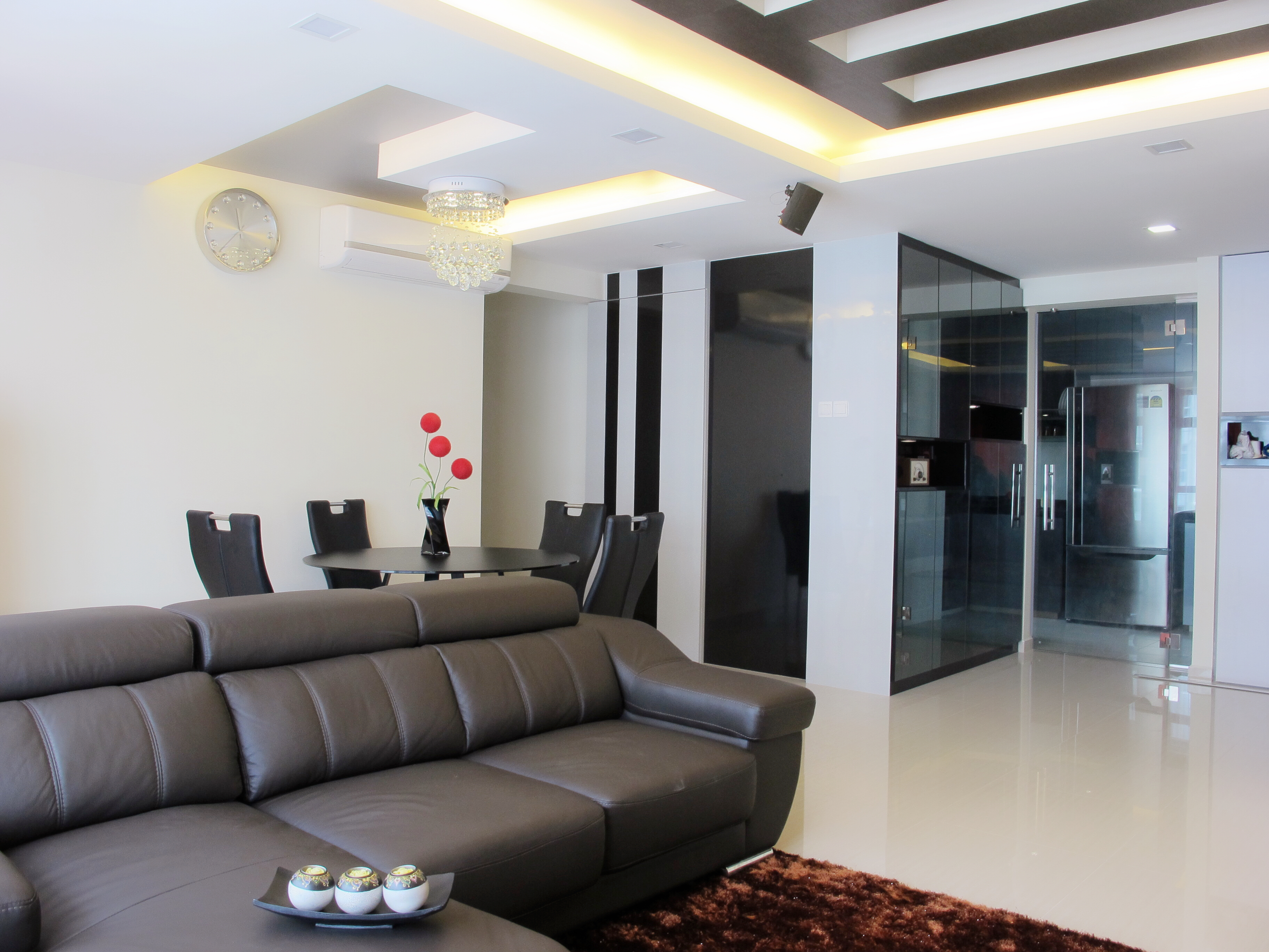 Contemporary, Modern Design - Living Room - HDB 5 Room - Design by ID Avenue Pte Ltd (Interior Design Avenue)