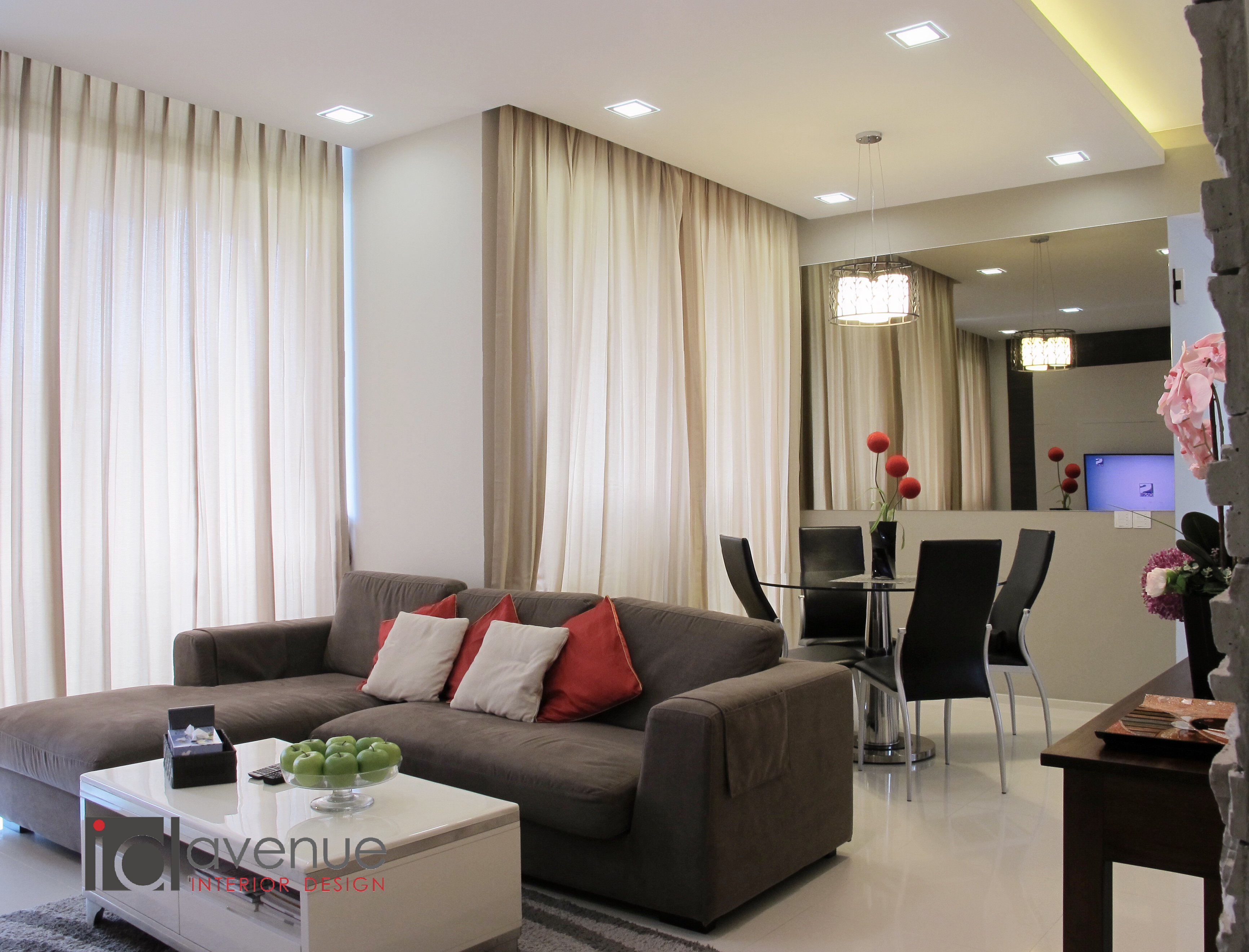 Contemporary, Modern Design - Living Room - Condominium - Design by ID Avenue Pte Ltd (Interior Design Avenue)