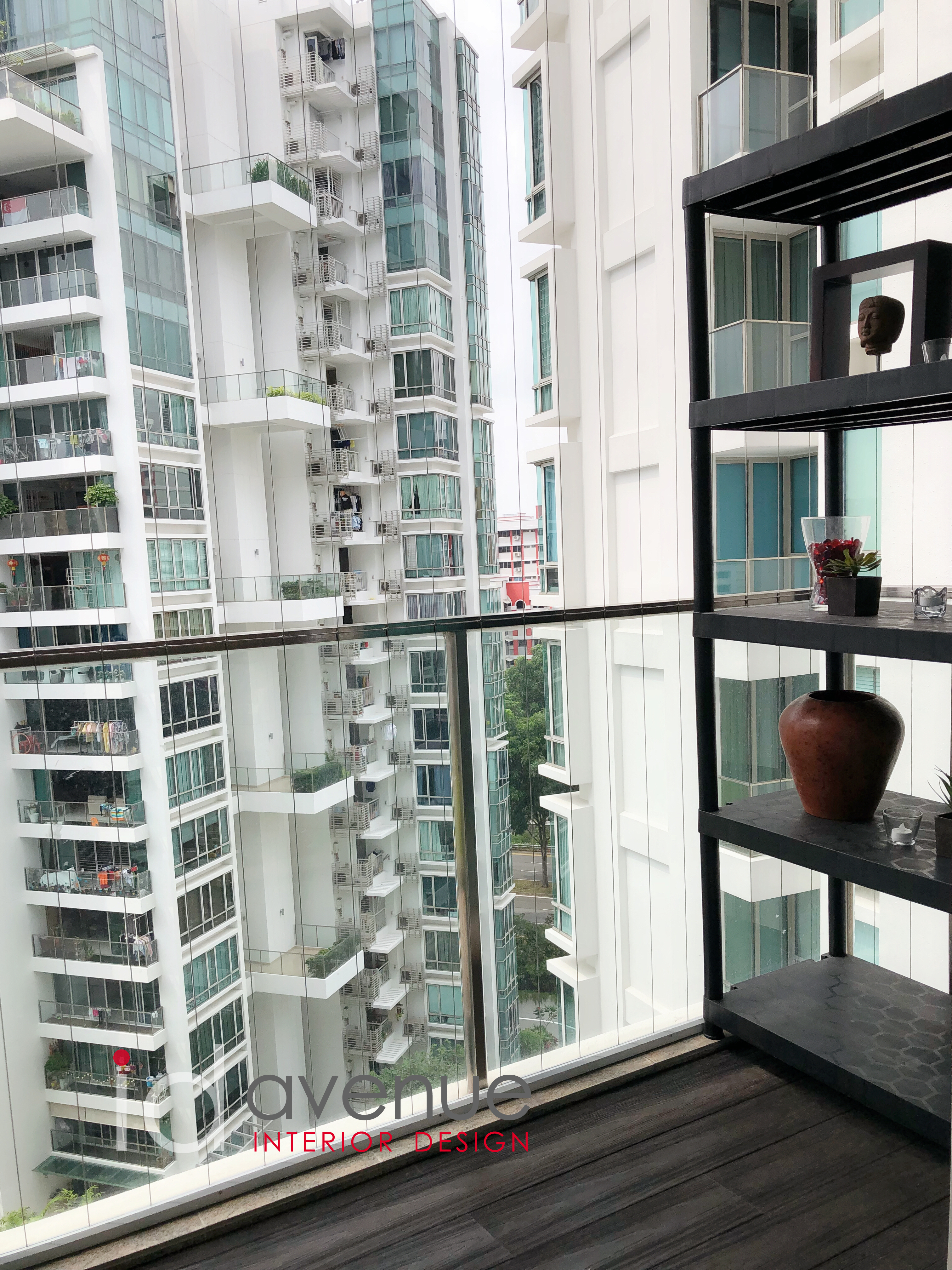 Contemporary, Modern Design - Balcony - Condominium - Design by ID Avenue Pte Ltd (Interior Design Avenue)