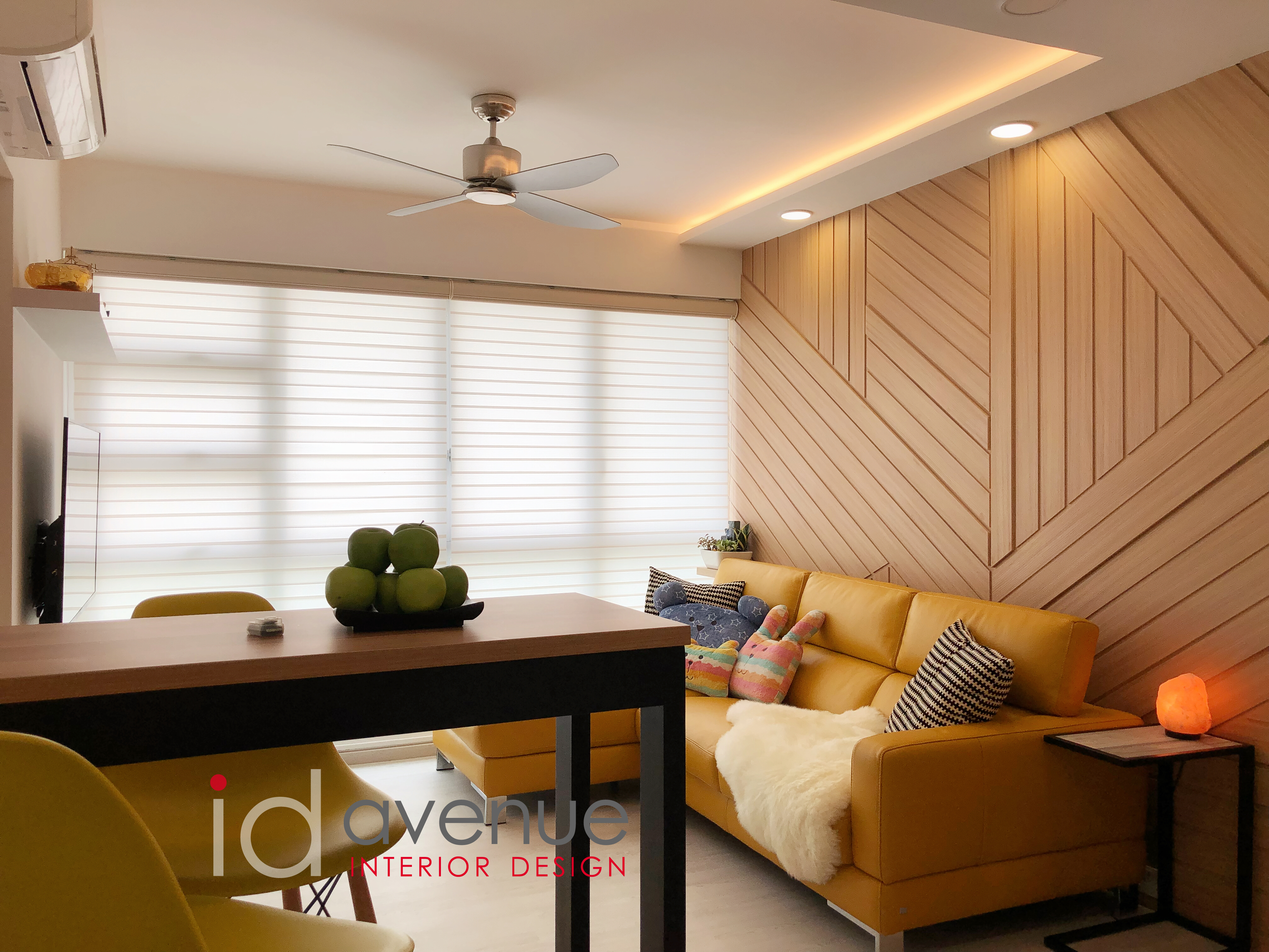 Contemporary, Modern Design - Living Room - HDB 3 Room - Design by ID Avenue Pte Ltd (Interior Design Avenue)