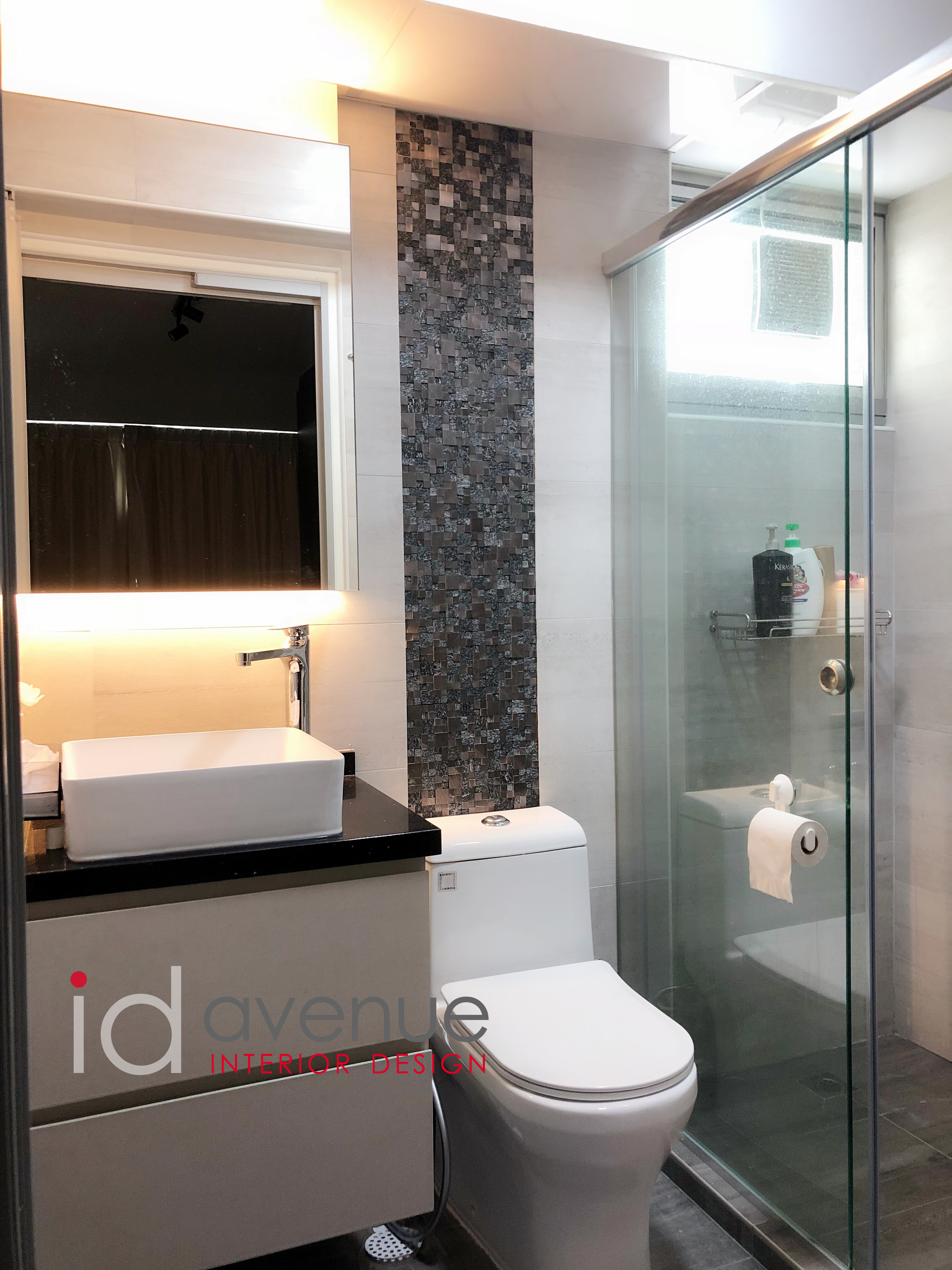 Contemporary, Modern Design - Bathroom - HDB 3 Room - Design by ID Avenue Pte Ltd (Interior Design Avenue)