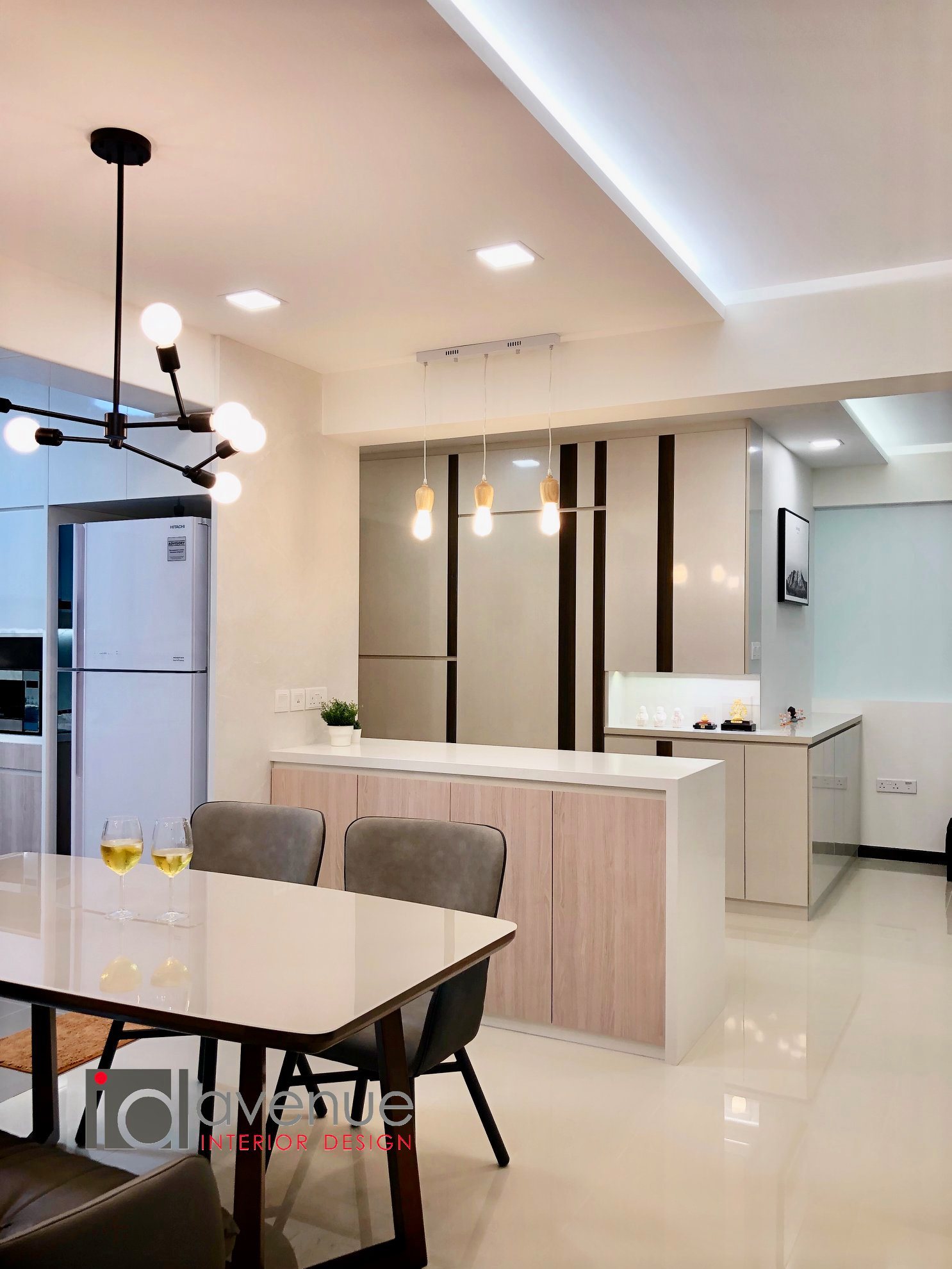 Contemporary, Modern Design - Dining Room - HDB 4 Room - Design by ID Avenue Pte Ltd (Interior Design Avenue)