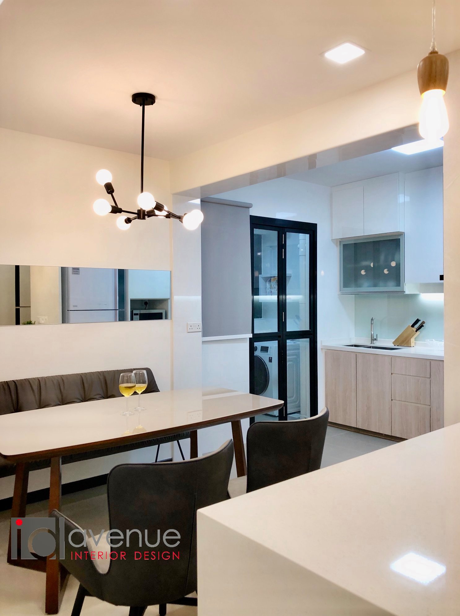 Contemporary, Modern Design - Dining Room - HDB 4 Room - Design by ID Avenue Pte Ltd (Interior Design Avenue)