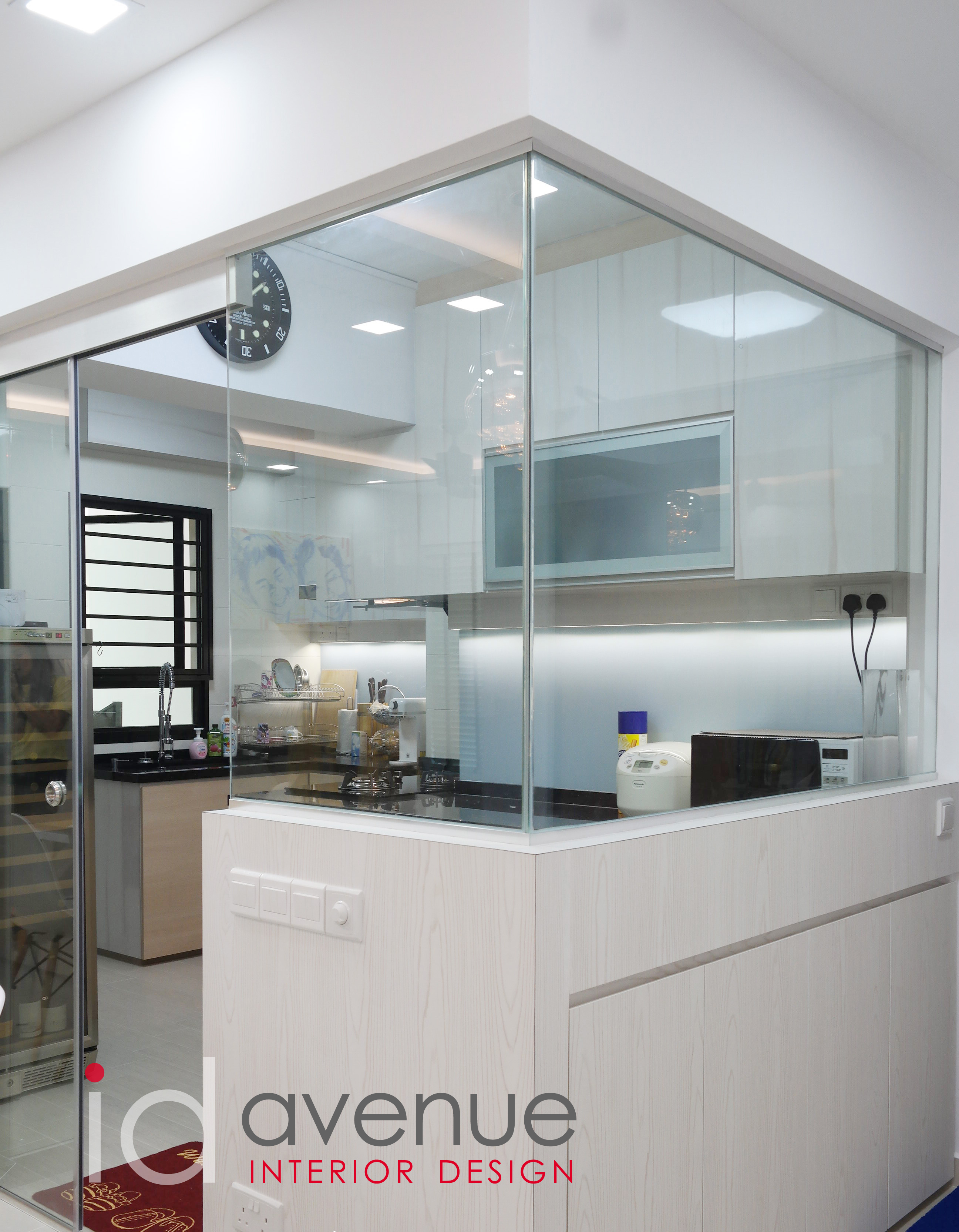 Contemporary, Modern Design - Kitchen - HDB 4 Room - Design by ID Avenue Pte Ltd (Interior Design Avenue)