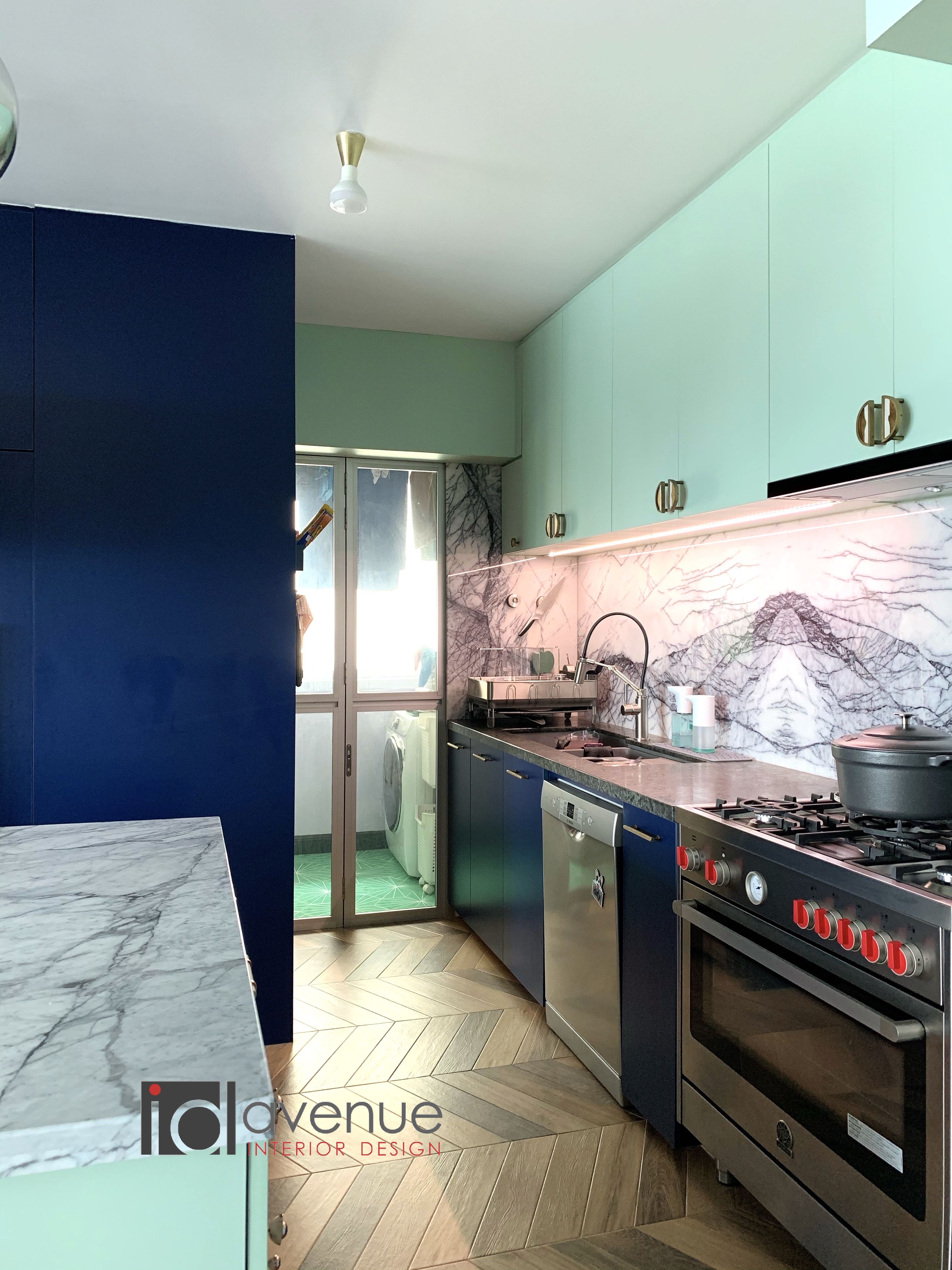 Contemporary, Eclectic Design - Kitchen - HDB 5 Room - Design by ID Avenue Pte Ltd (Interior Design Avenue)