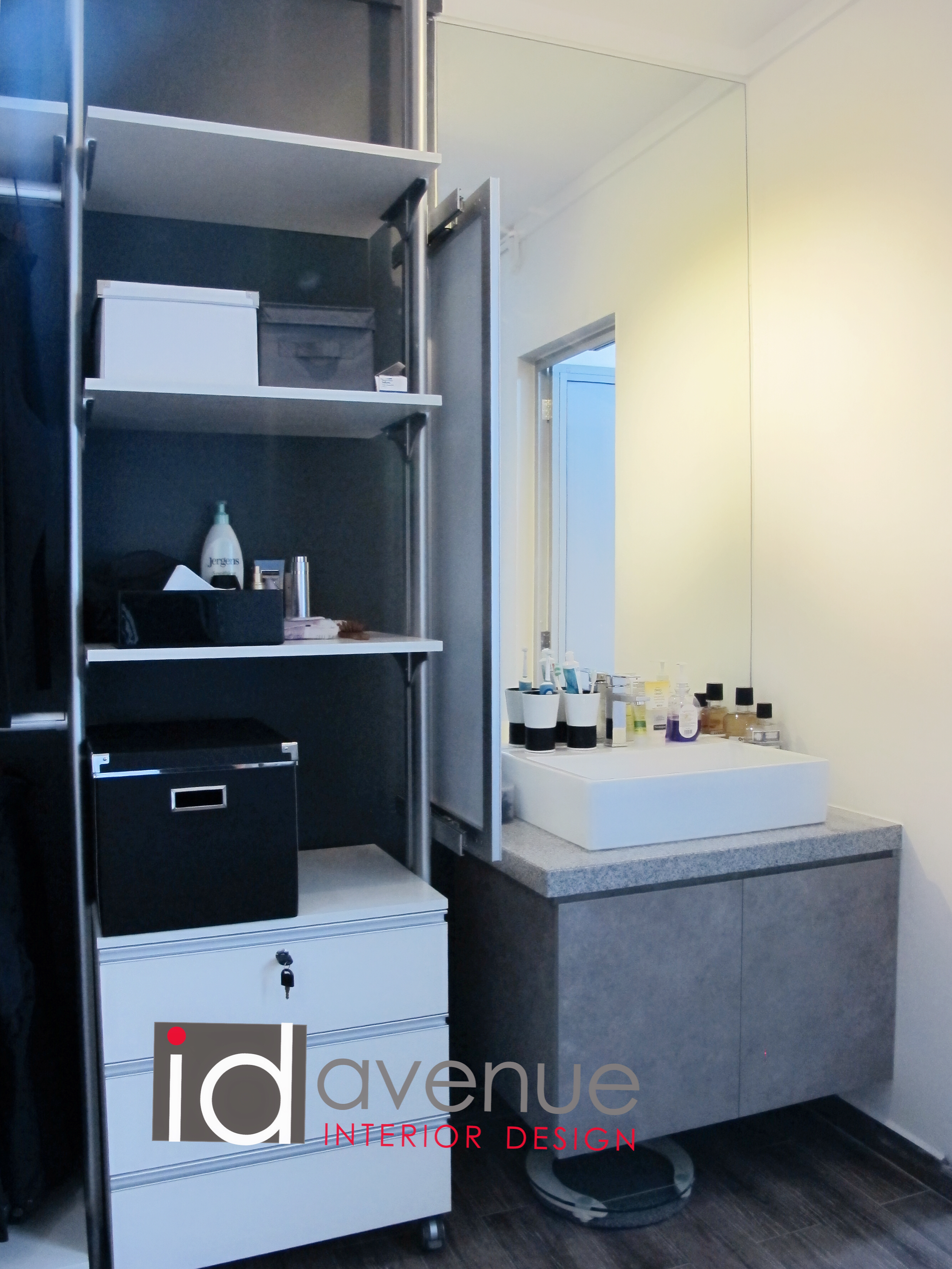 Industrial, Minimalist Design - Bathroom - HDB 4 Room - Design by ID Avenue Pte Ltd (Interior Design Avenue)