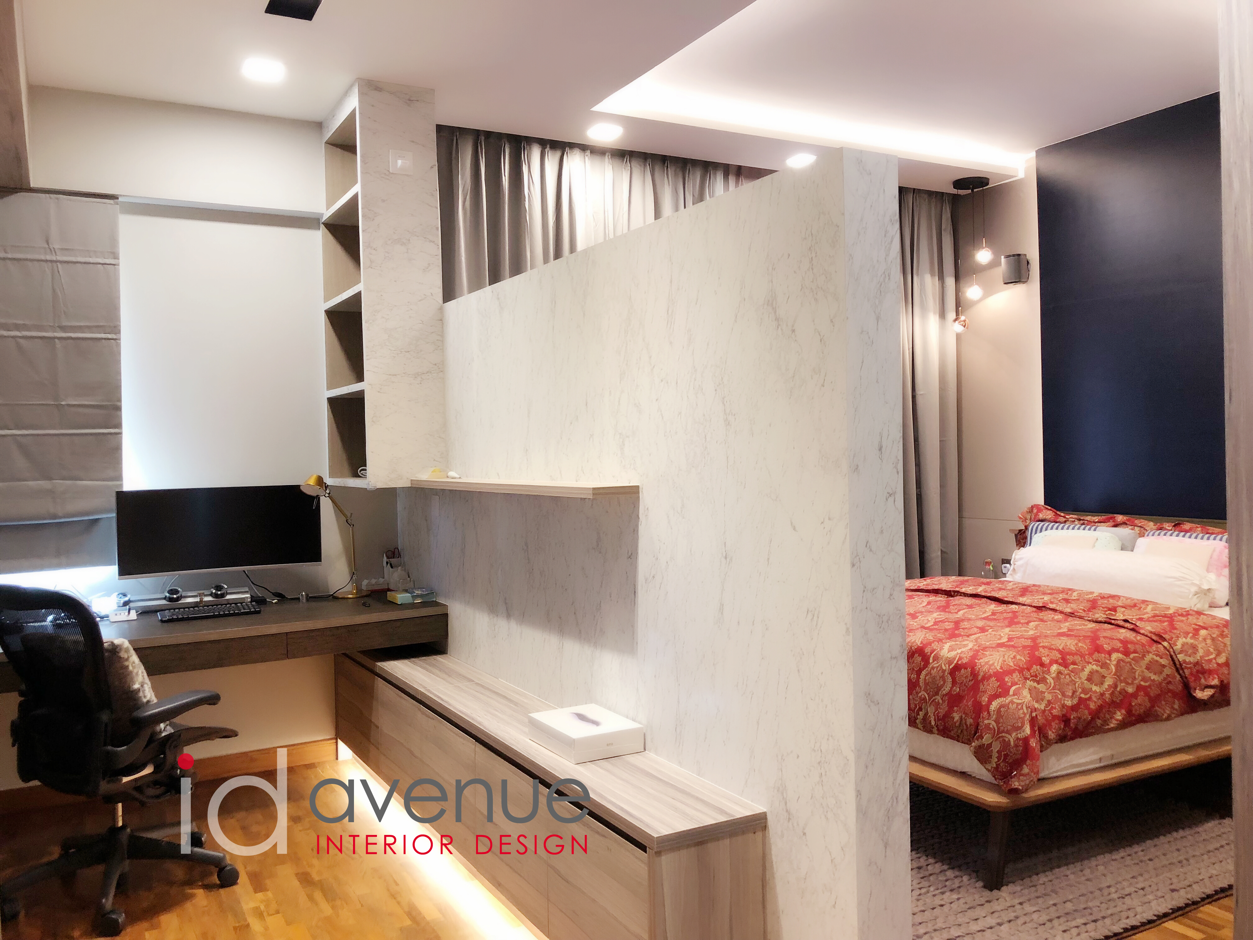 Contemporary, Modern Design - Bedroom - Landed House - Design by ID Avenue Pte Ltd (Interior Design Avenue)