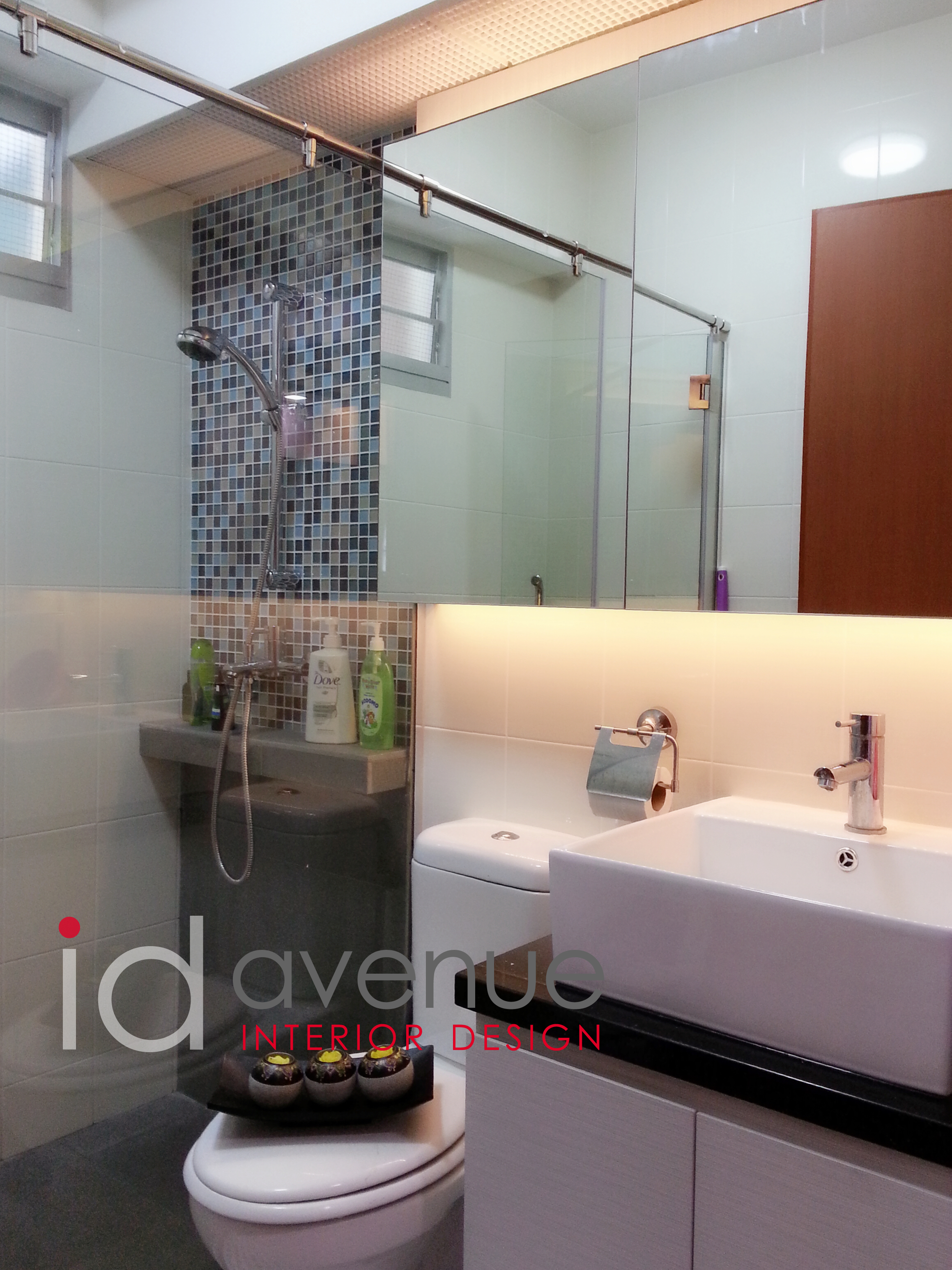 Contemporary, Modern Design - Bathroom - HDB 4 Room - Design by ID Avenue Pte Ltd (Interior Design Avenue)