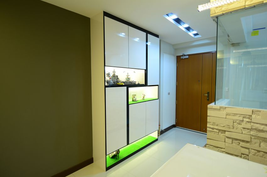 Modern Design - Living Room - HDB 4 Room - Design by ID Gallery Pte Ltd