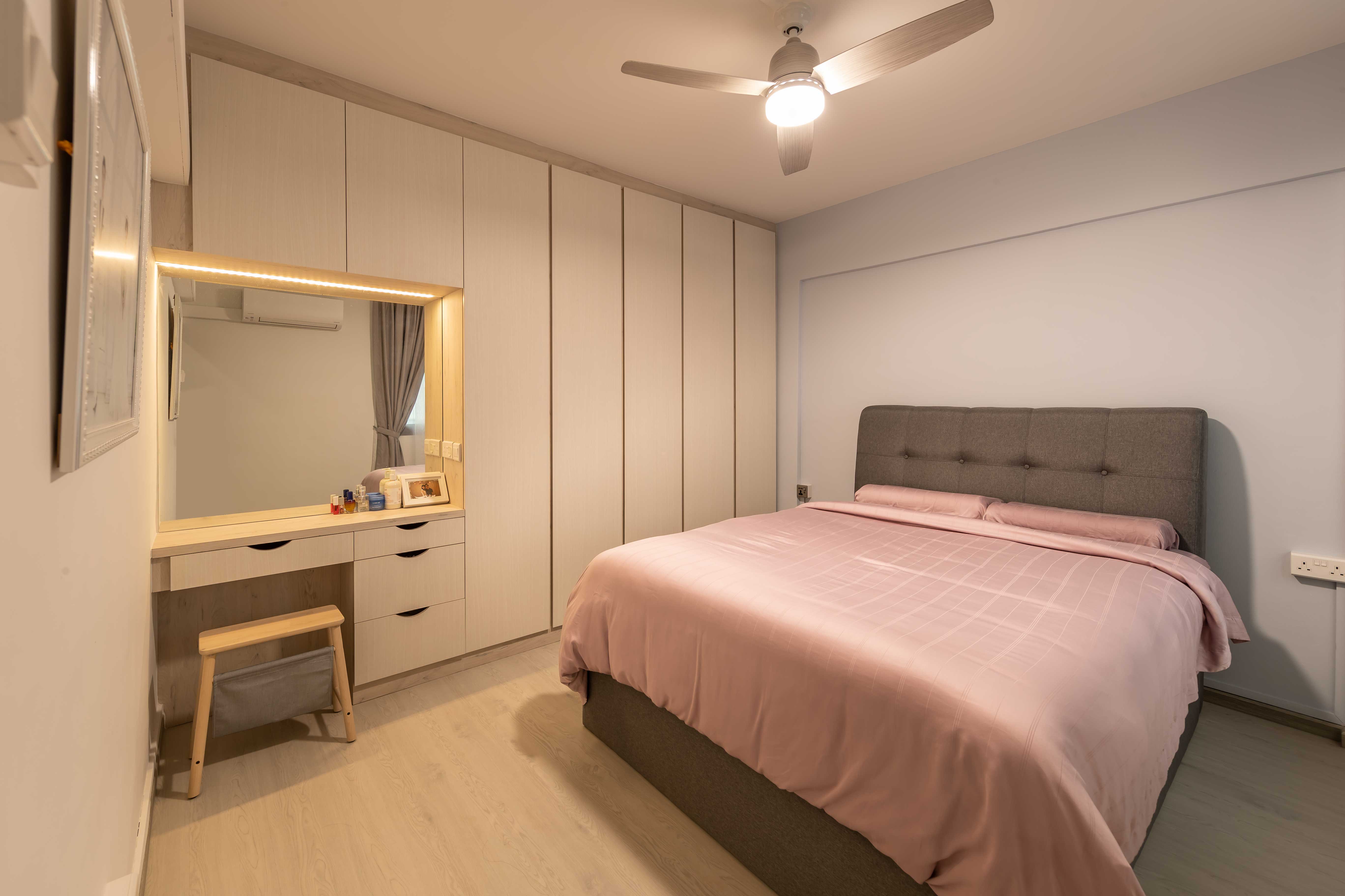 Modern Design - Bedroom - HDB 4 Room - Design by ID Gallery Pte Ltd
