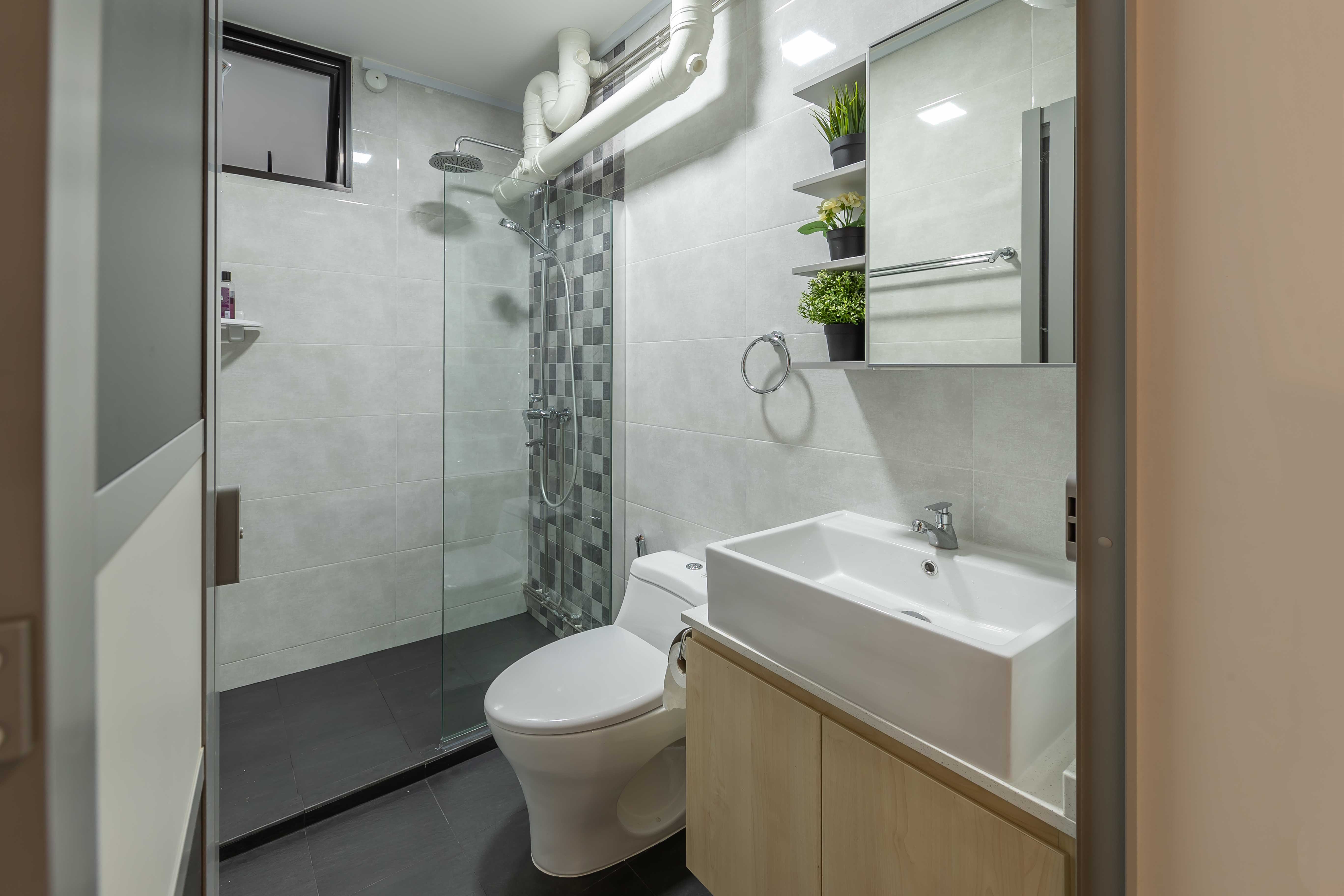 Modern Design - Bathroom - HDB 4 Room - Design by ID Gallery Pte Ltd