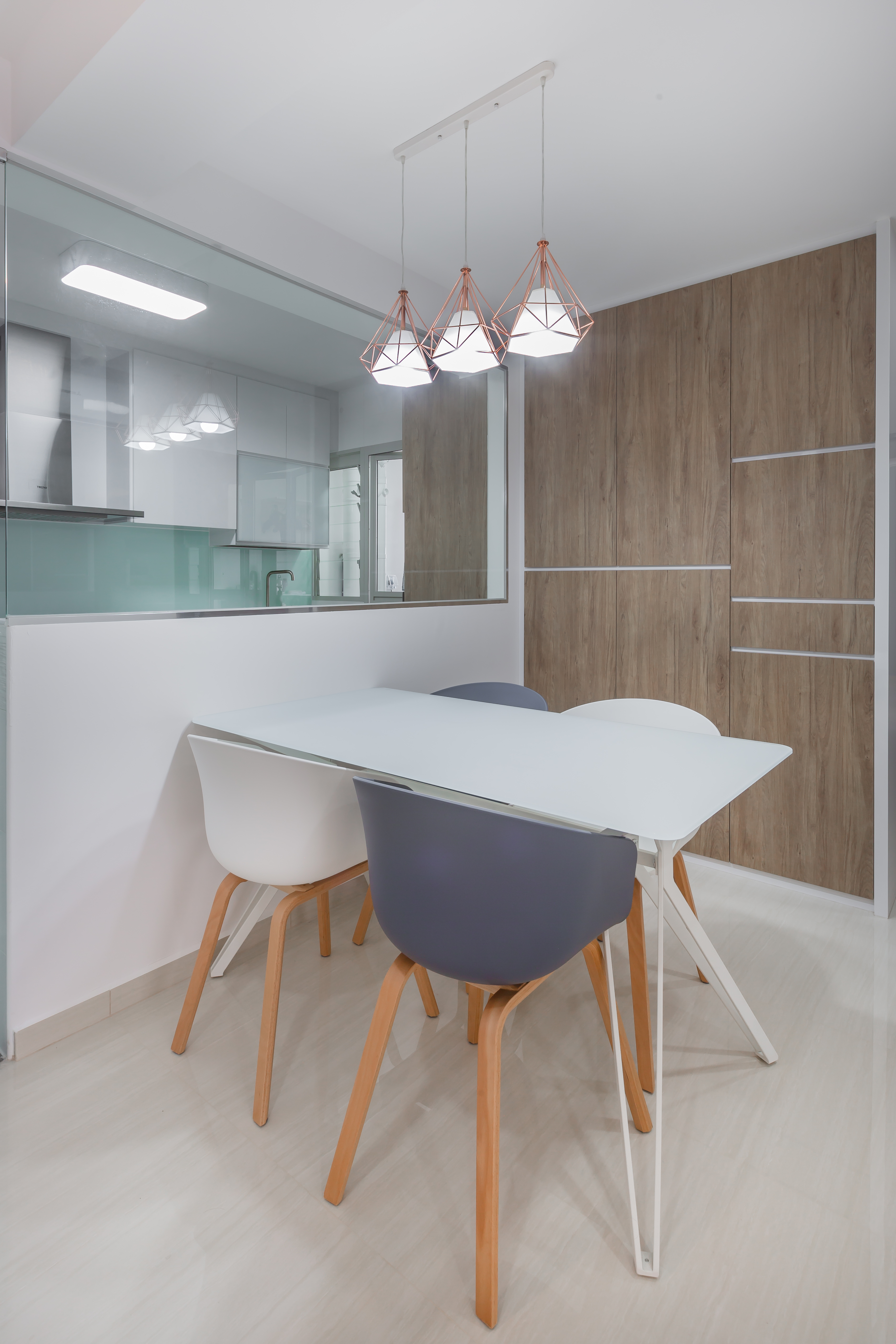 Modern Design - Dining Room - HDB 4 Room - Design by ID Gallery Pte Ltd