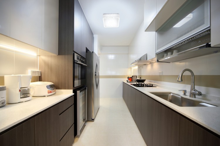 Contemporary, Modern Design - Kitchen - HDB 5 Room - Design by Ideal Concept Design