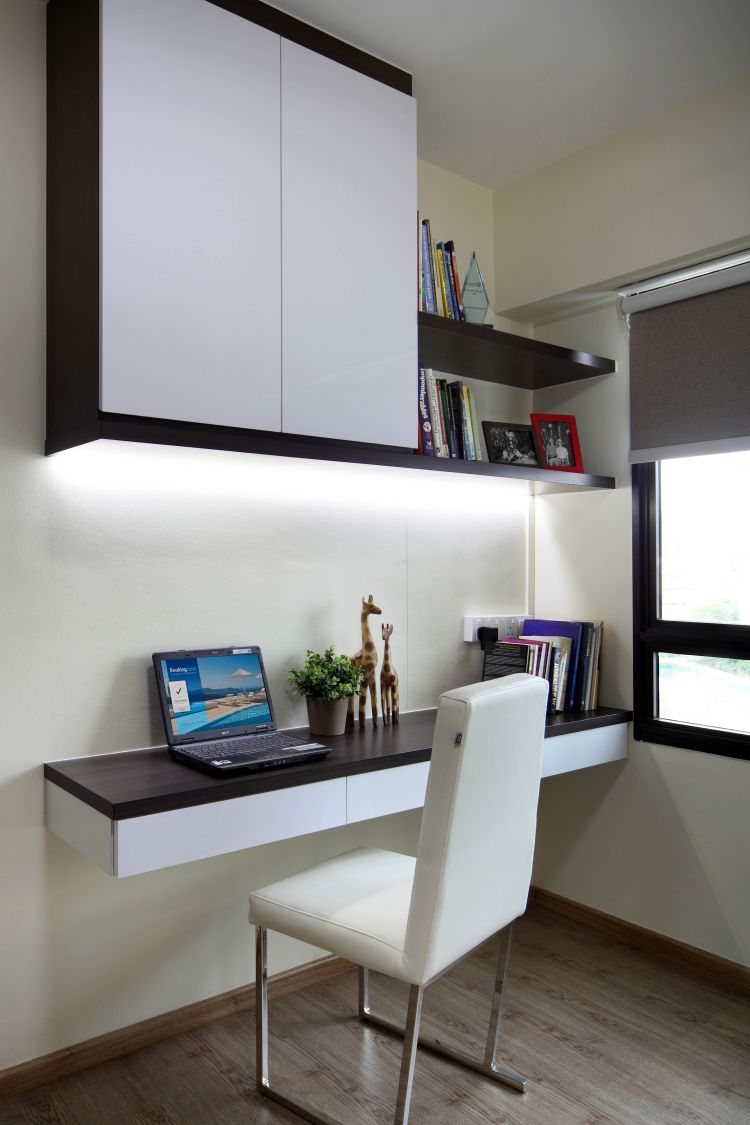 Contemporary, Modern Design - Study Room - HDB 5 Room - Design by Ideal Concept Design