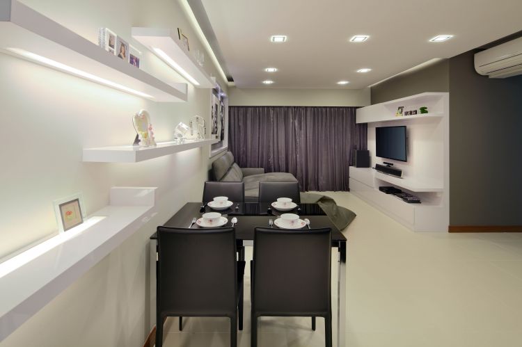 Contemporary, Minimalist, Scandinavian Design - Dining Room - HDB 5 Room - Design by Ideal Concept Design
