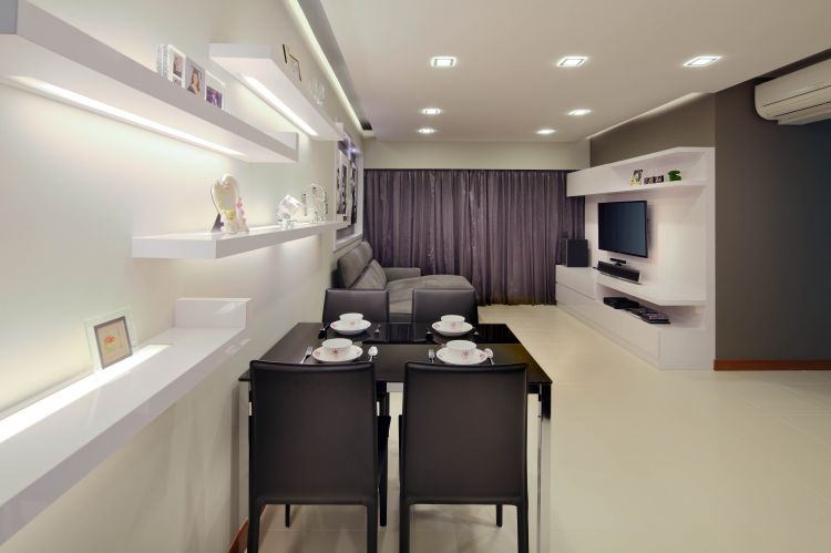 Contemporary, Minimalist, Scandinavian Design - Dining Room - HDB 5 Room - Design by Ideal Concept Design