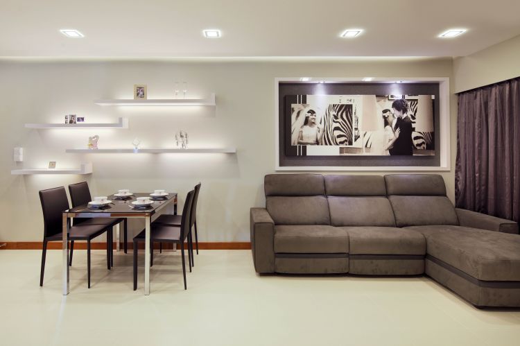 Contemporary, Minimalist, Scandinavian Design - Living Room - HDB 5 Room - Design by Ideal Concept Design