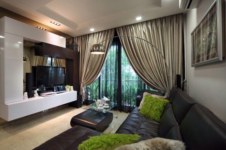 Classical, Contemporary Design - Living Room - Condominium - Design by Ideal Concept Design