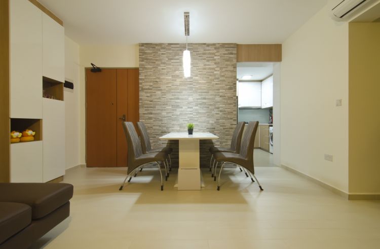 Contemporary, Industrial, Modern Design - Dining Room - HDB 5 Room - Design by Ideal Design Interior Pte Ltd