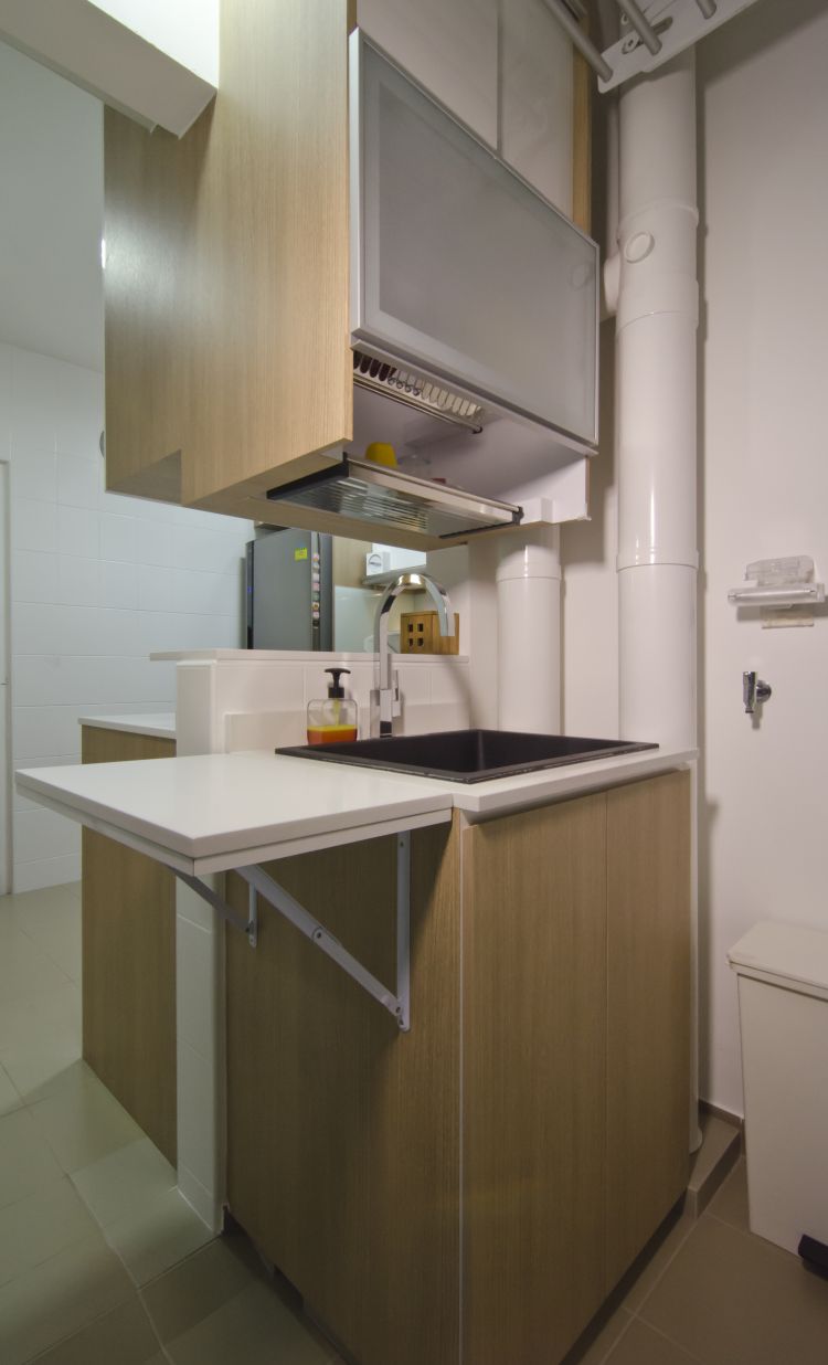 Contemporary, Industrial, Modern Design - Kitchen - HDB 5 Room - Design by Ideal Design Interior Pte Ltd