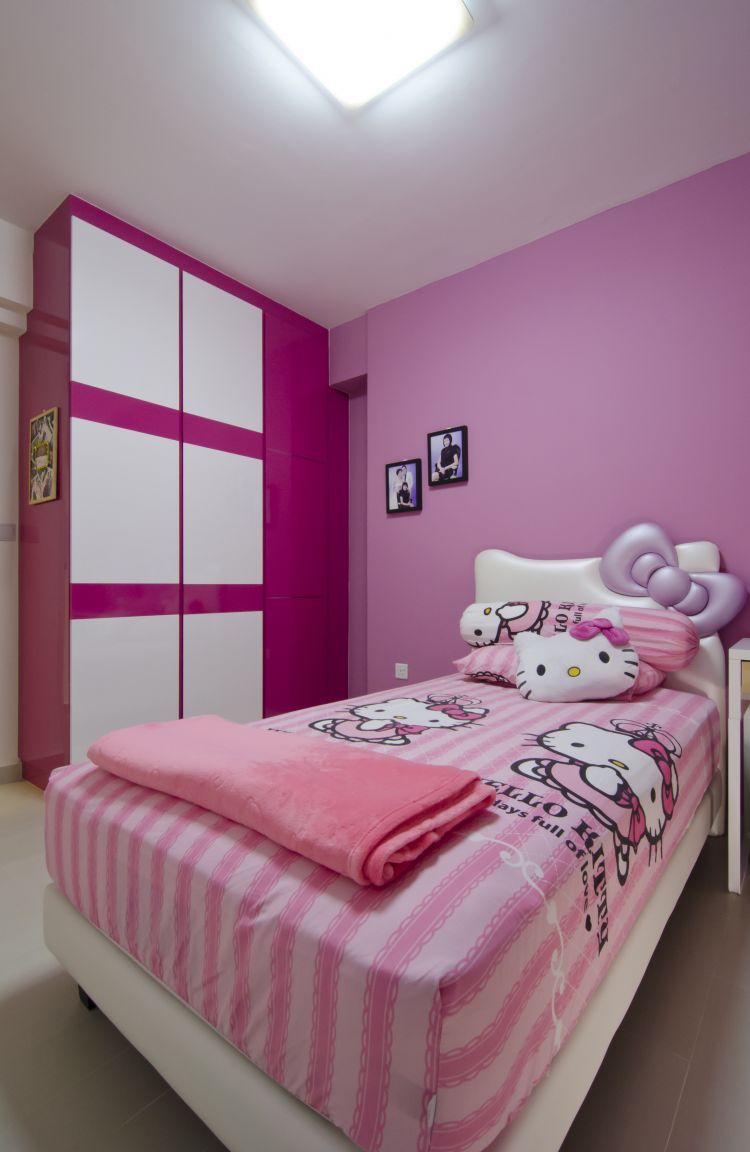 Contemporary, Industrial, Modern Design - Bedroom - HDB 5 Room - Design by Ideal Design Interior Pte Ltd