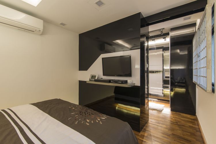 Contemporary, Modern Design - Bedroom - HDB Executive Apartment - Design by Ideal Design Interior Pte Ltd