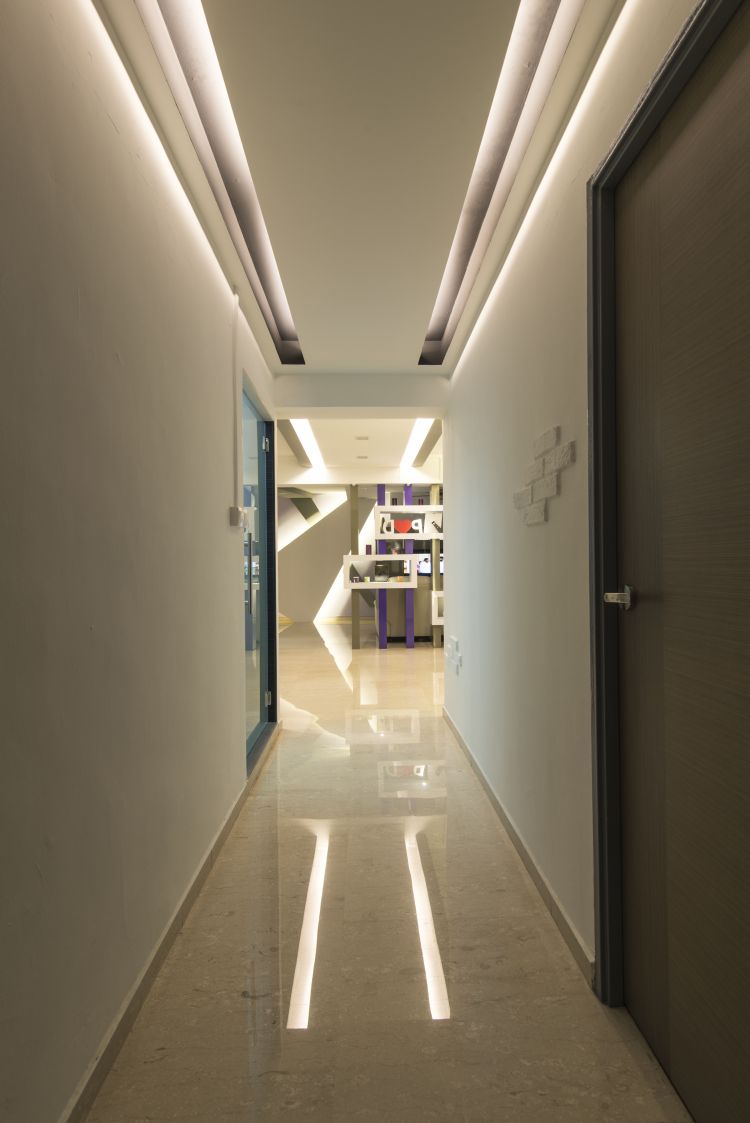 Contemporary, Modern Design - Living Room - HDB Executive Apartment - Design by Ideal Design Interior Pte Ltd