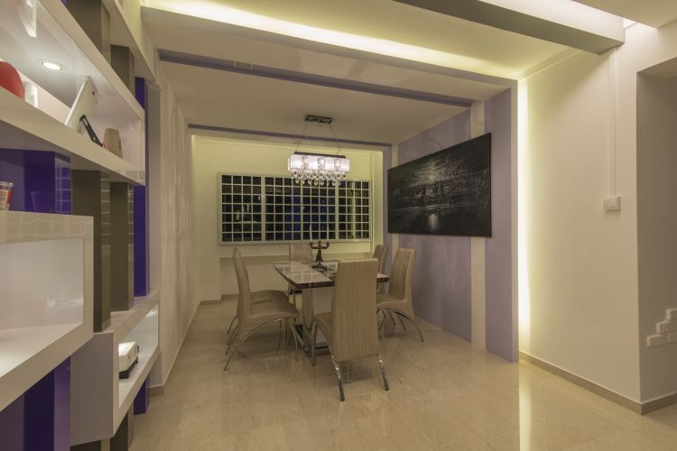 Contemporary, Modern Design - Dining Room - HDB Executive Apartment - Design by Ideal Design Interior Pte Ltd