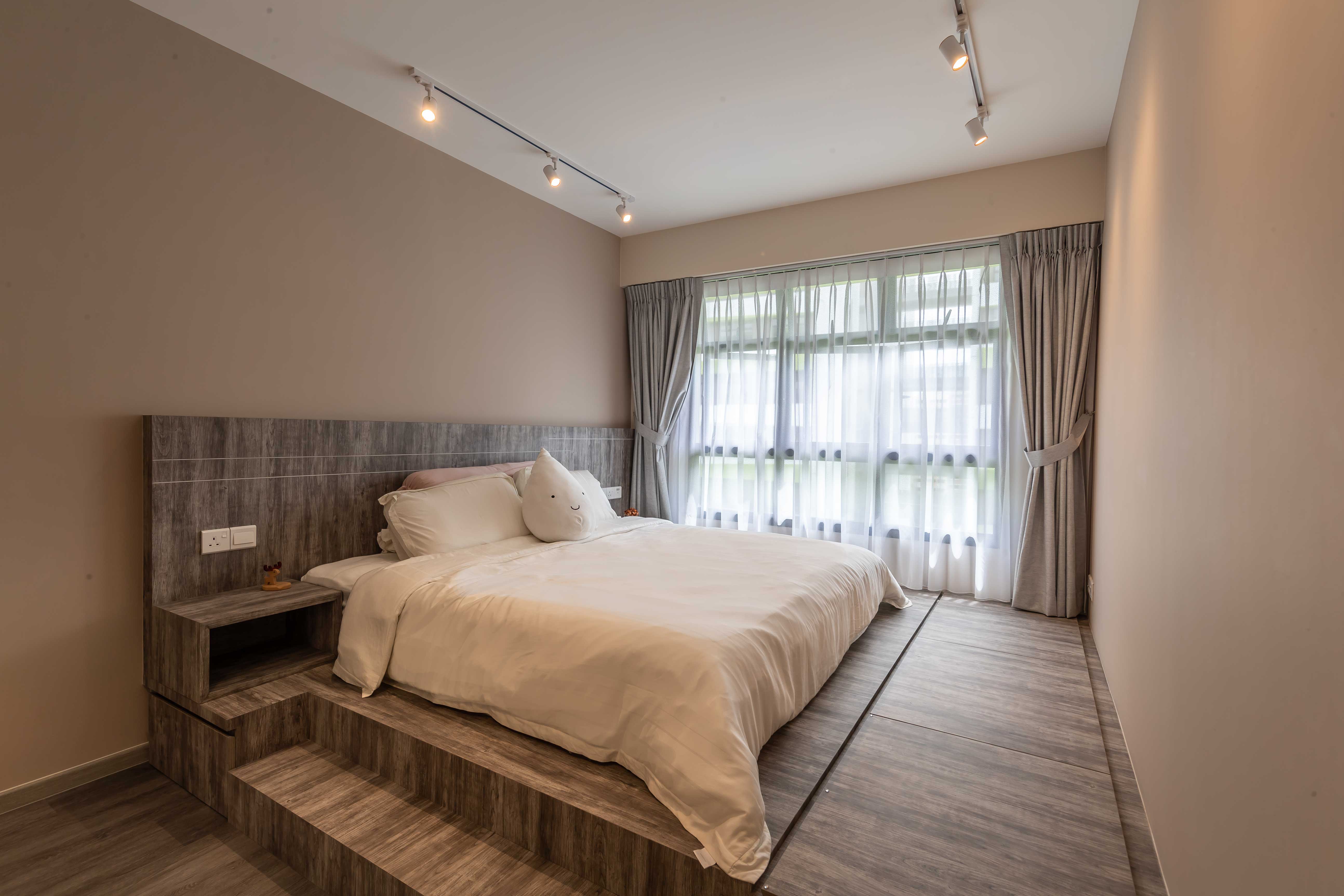 Contemporary, Industrial, Minimalist Design - Bedroom - HDB 4 Room - Design by Ideal Design Interior Pte Ltd