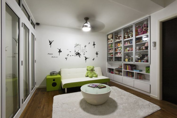 Industrial, Minimalist, Modern Design - Entertainment Room - Landed House - Design by Ideal House Pte Ltd
