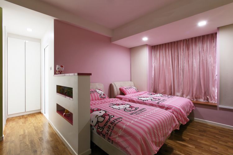 Industrial, Minimalist, Modern Design - Bedroom - Landed House - Design by Ideal House Pte Ltd