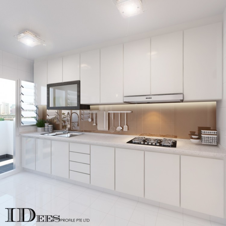 Contemporary, Modern, Scandinavian Design - Kitchen - HDB 4 Room - Design by Idees Interior Design