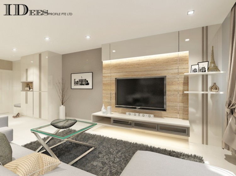 Contemporary, Modern, Scandinavian Design - Living Room - HDB 4 Room - Design by Idees Interior Design