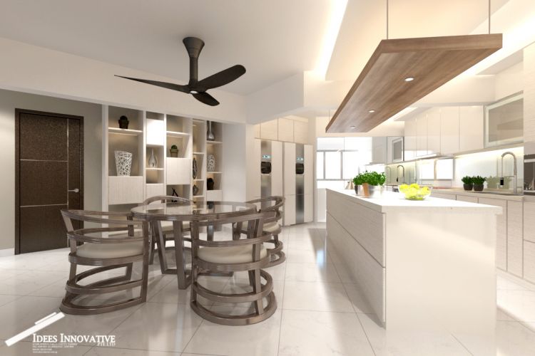 Contemporary, Modern Design - Dining Room - HDB 5 Room - Design by Idees Interior Design