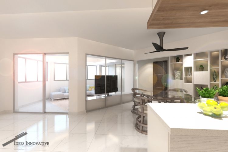 Contemporary, Modern Design - Dining Room - HDB 5 Room - Design by Idees Interior Design