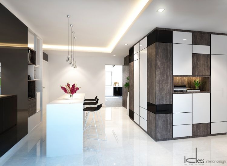 Contemporary, Minimalist, Modern Design - Living Room - HDB 5 Room - Design by Idees Interior Design