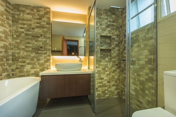 Modern, Scandinavian Design - Bathroom - Condominium - Design by Idees Interior Design