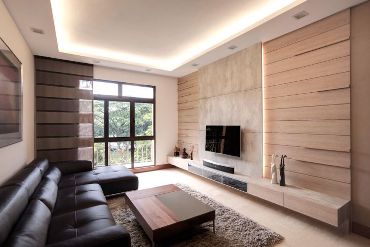 Contemporary, Minimalist Design - Living Room - Condominium - Design by Idees Interior Design