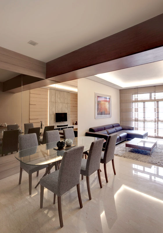 Contemporary, Minimalist Design - Dining Room - Condominium - Design by Idees Interior Design