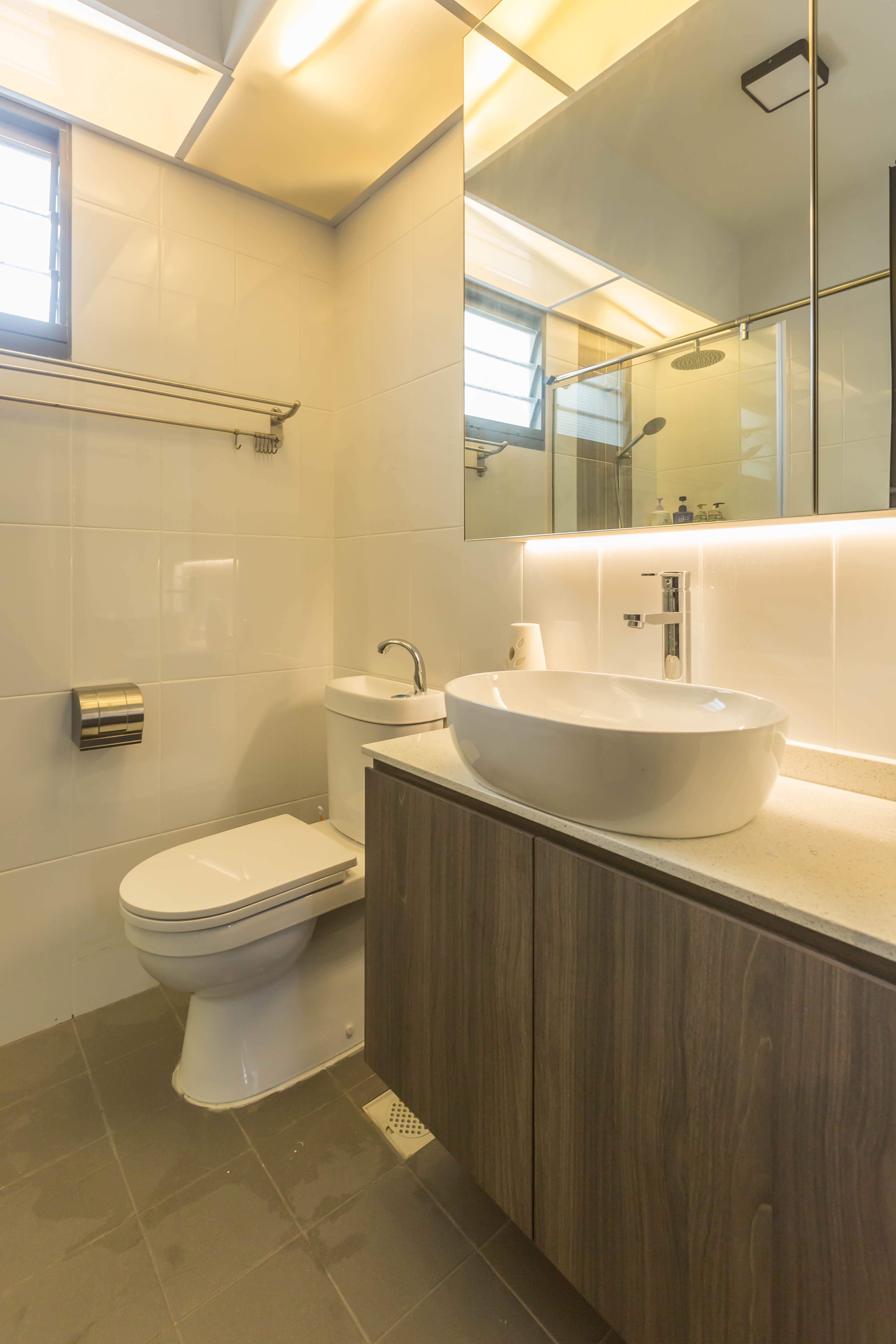 Scandinavian Design - Bathroom - HDB 5 Room - Design by Image Creative Design Pte Ltd