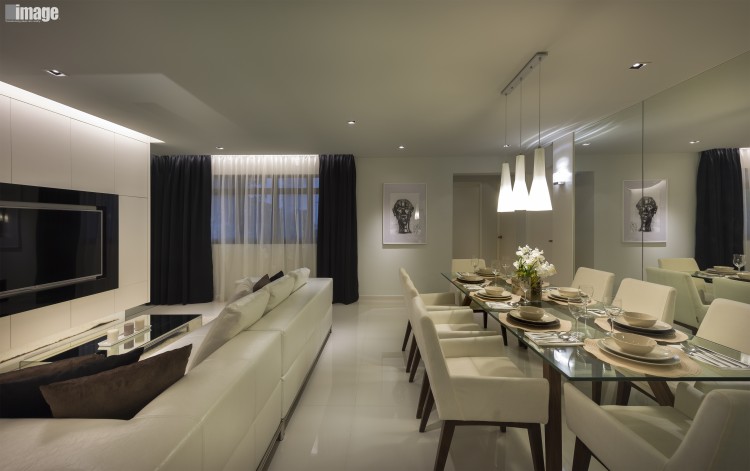 Contemporary, Modern Design - Living Room - HDB 5 Room - Design by Image Creative Design Pte Ltd