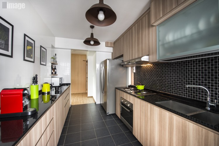 Contemporary, Modern Design - Kitchen - HDB 4 Room - Design by Image Creative Design Pte Ltd