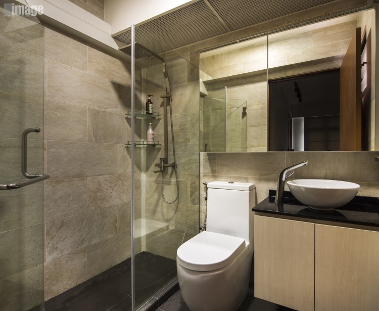 Contemporary, Modern Design - Bathroom - HDB 4 Room - Design by Image Creative Design Pte Ltd