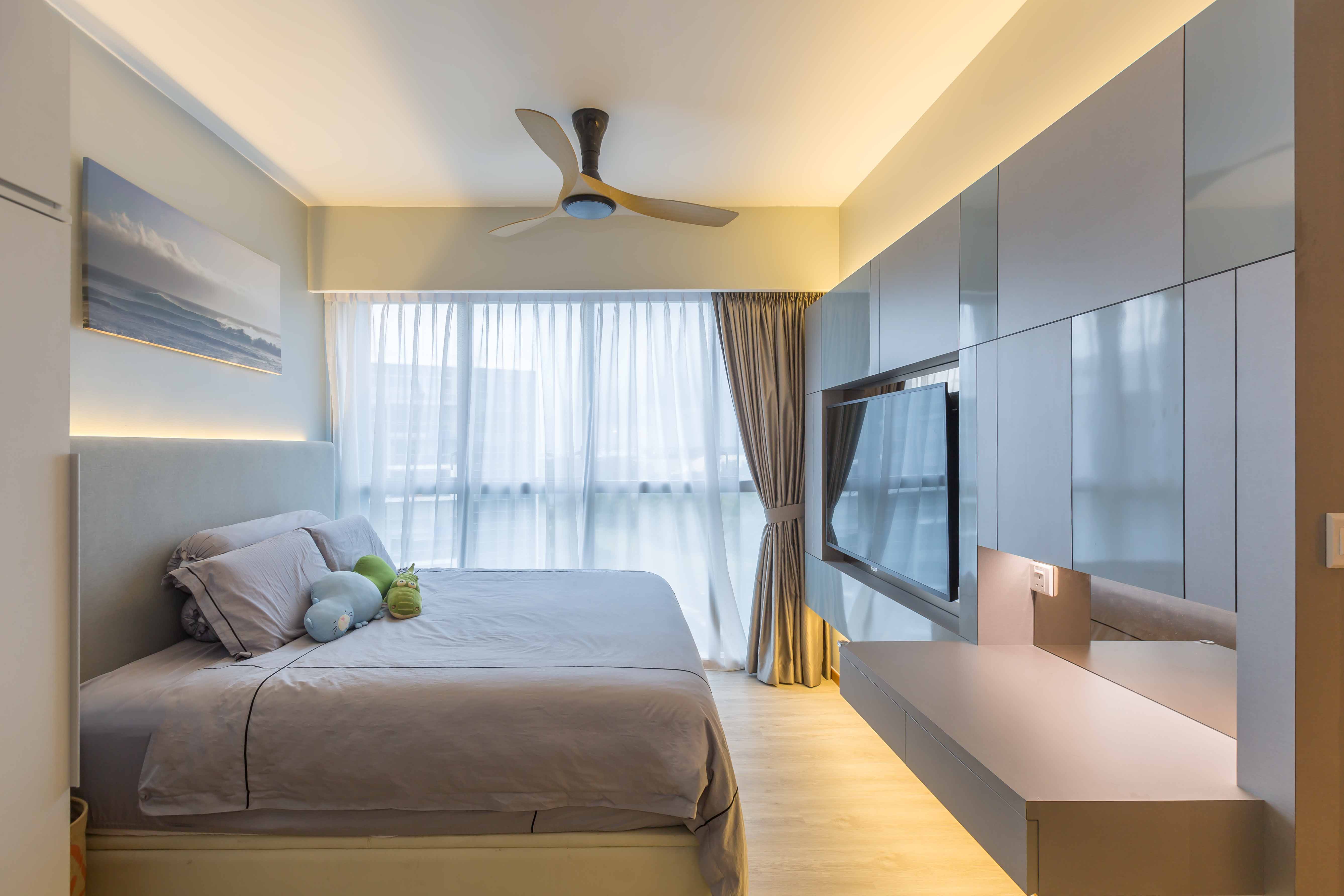 Minimalist Design - Bedroom - Condominium - Design by Image Creative Design Pte Ltd