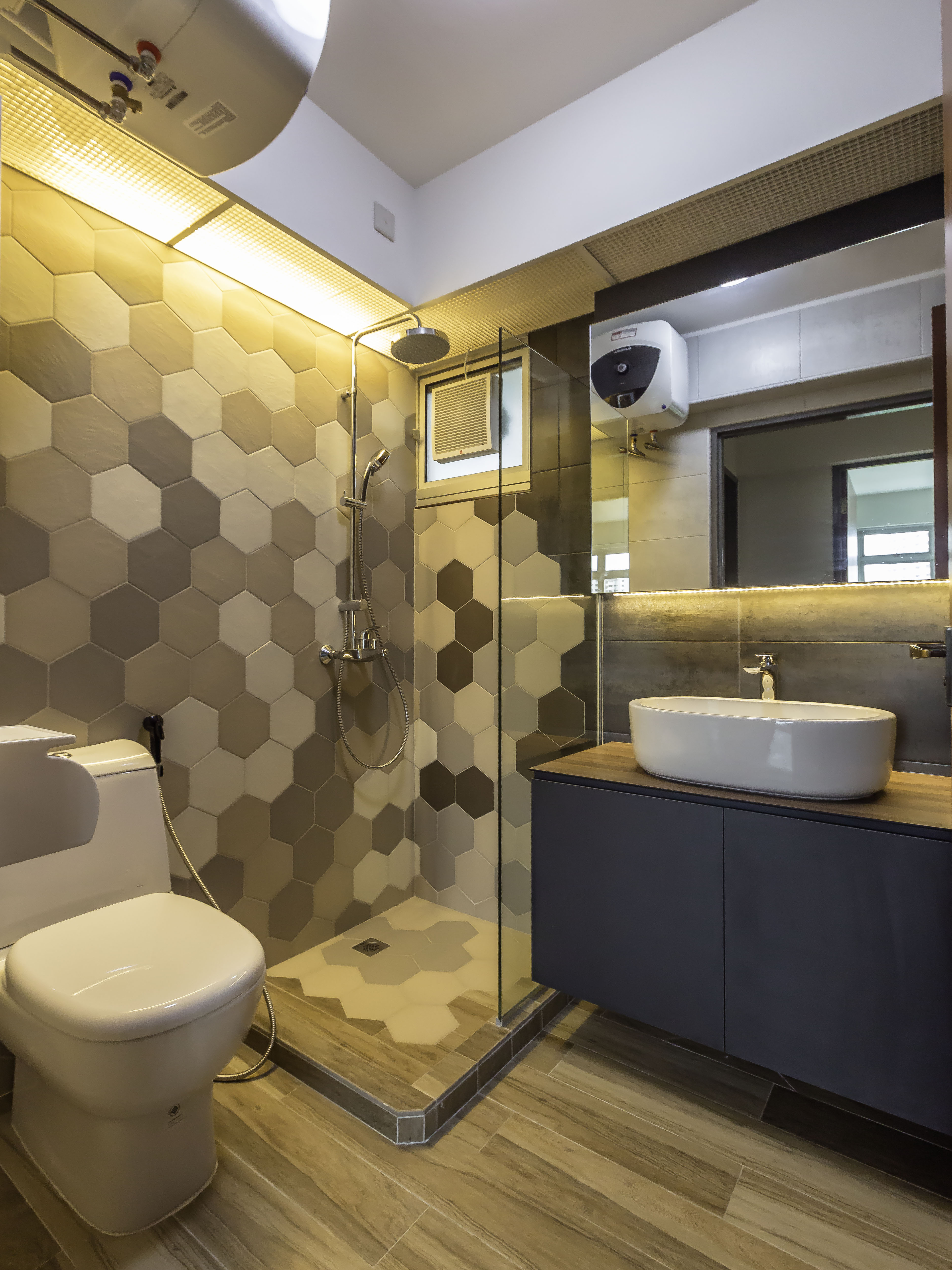 Scandinavian Design - Bathroom - HDB 4 Room - Design by Imposed Design