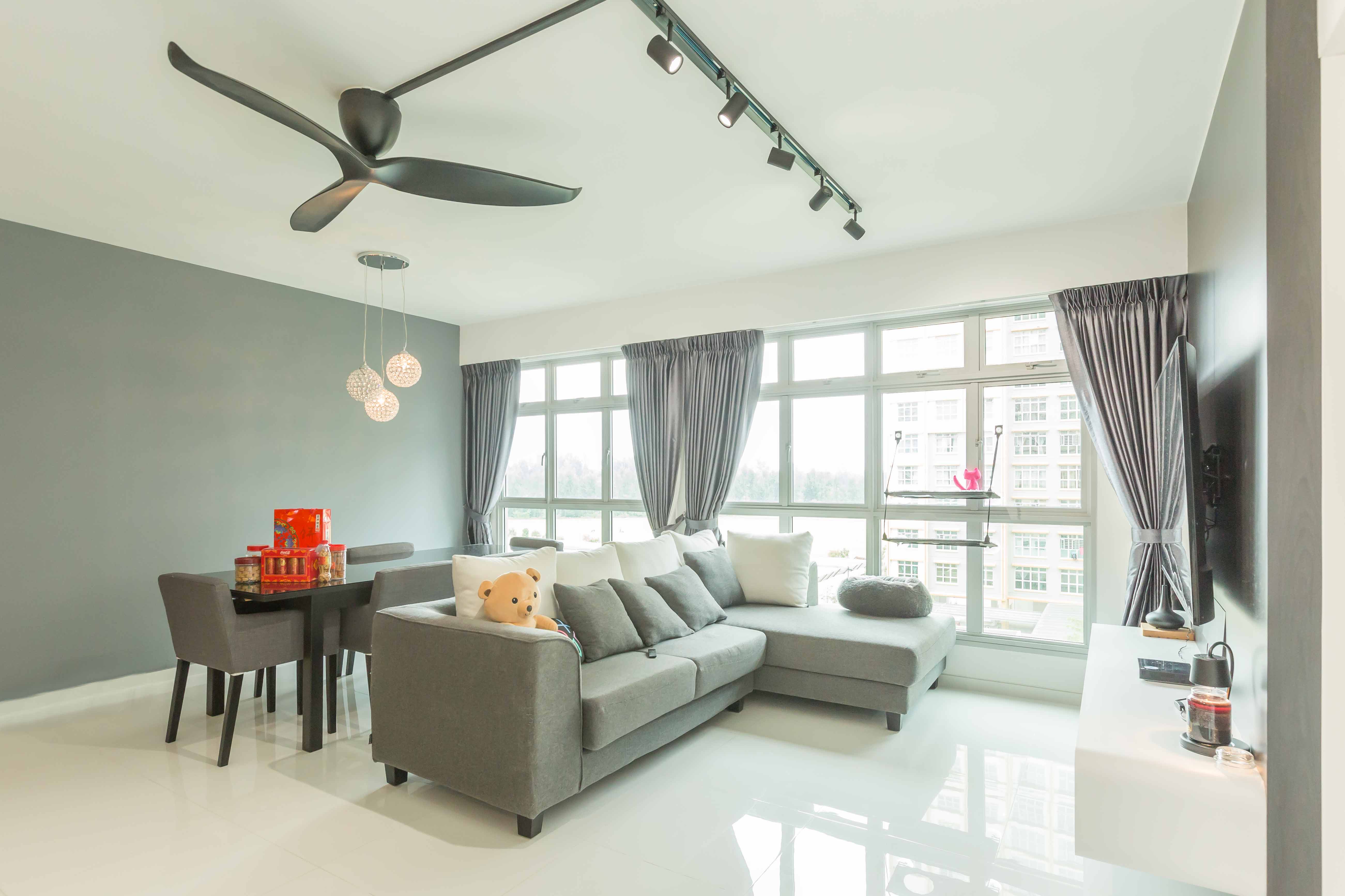 Contemporary, Modern Design - Living Room - HDB 5 Room - Design by Imposed Design