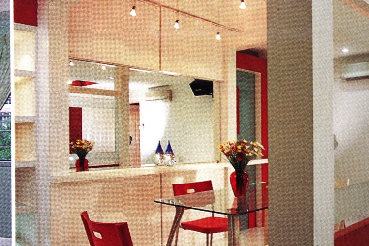 Modern, Retro Design - Dining Room - HDB 5 Room - Design by Impression Design Firm Pte Ltd
