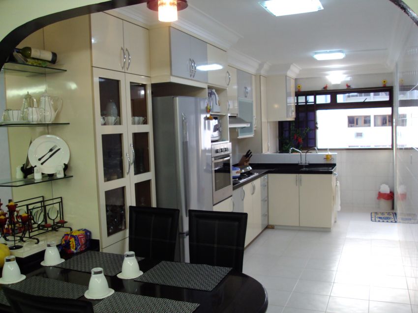 Classical, Contemporary, Rustic Design - Kitchen - HDB 4 Room - Design by Impression Design Firm Pte Ltd