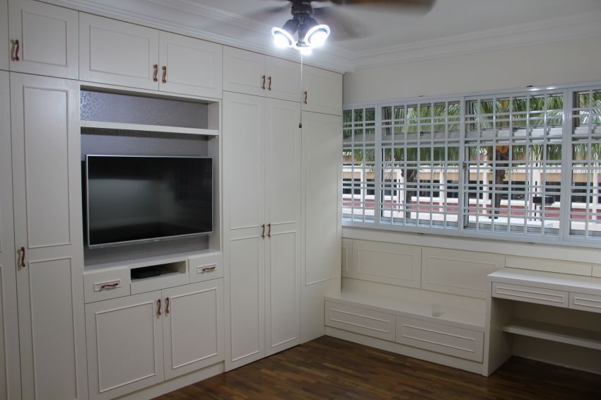 Classical Design - Bedroom - HDB Executive Apartment - Design by Impression Design Firm Pte Ltd