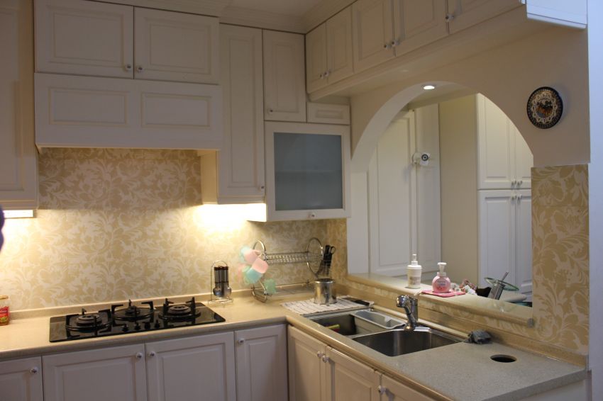 Classical Design - Kitchen - HDB Executive Apartment - Design by Impression Design Firm Pte Ltd